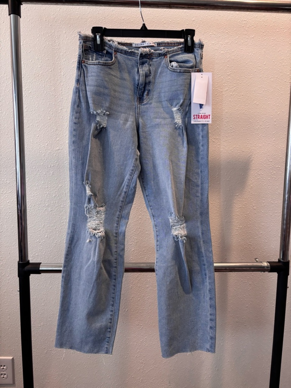 Celebrity Pink Low Rise Straight Denim Jeans